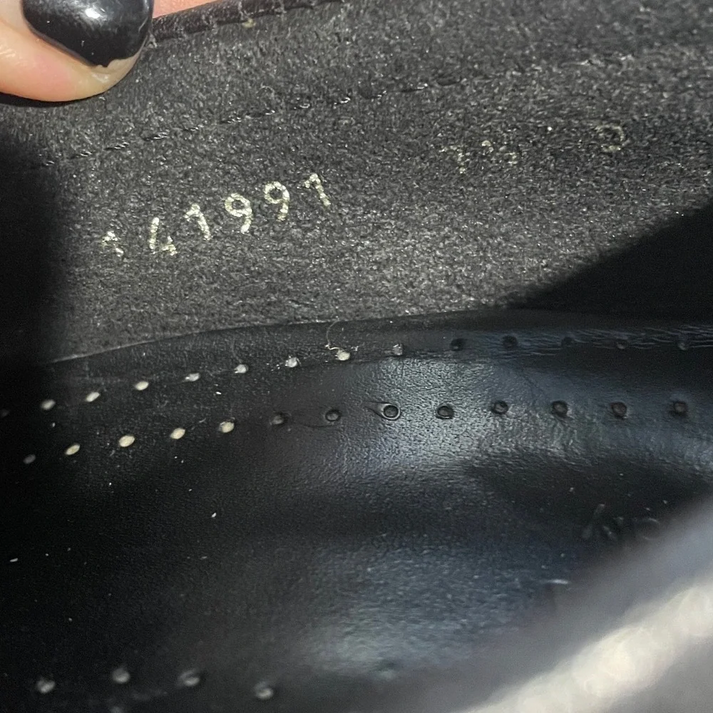 Gucci Black‎ Leather Slip On Loafer Driving Shoes Men